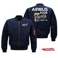 Thumbnail for Airbus A330 & Trent 700 Engine Designed Pilot Jackets (Customizable)