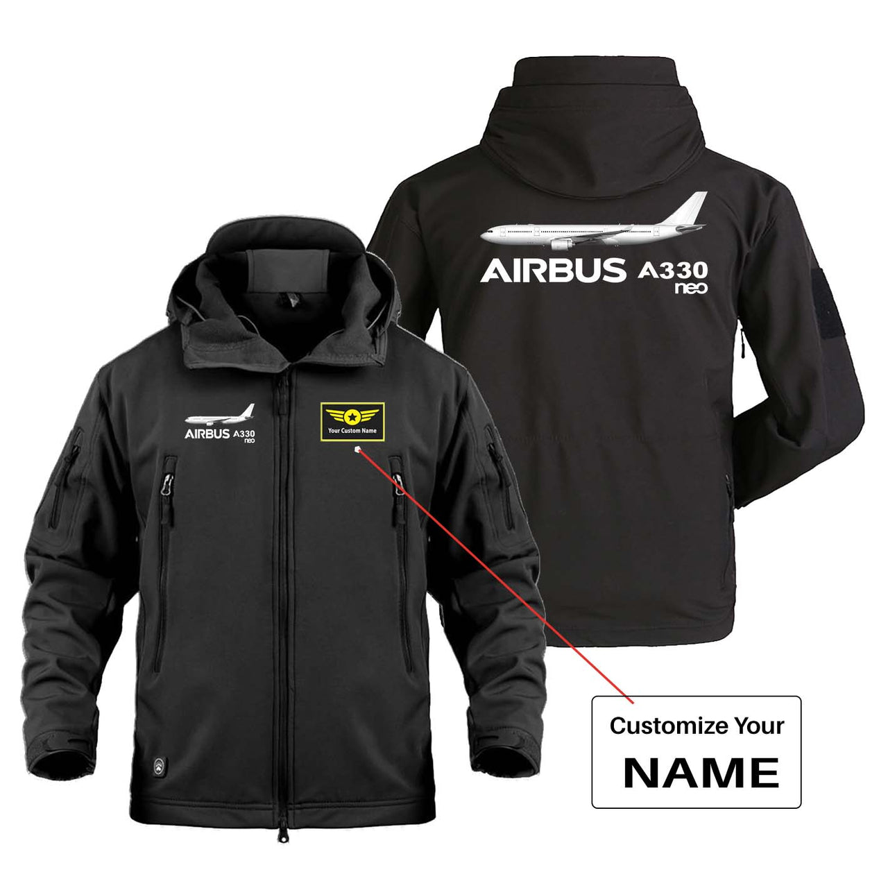 The Airbus A330neo Designed Military Jackets (Customizable)