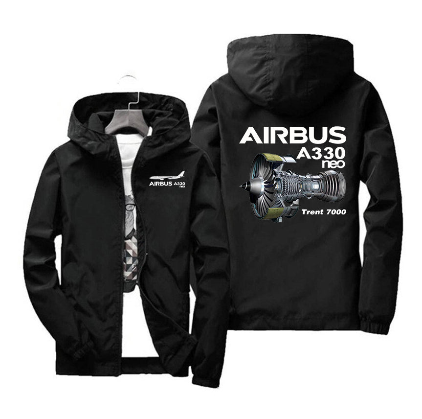 The Airbus A330neo Designed Windbreaker Jackets