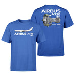 Airbus A330neo & Trent 7000 Engine Designed Double-Side T-Shirts