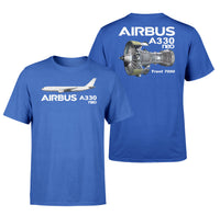 Thumbnail for Airbus A330neo & Trent 7000 Engine Designed Double-Side T-Shirts