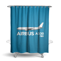 Thumbnail for The Airbus A330neo Designed Shower Curtains