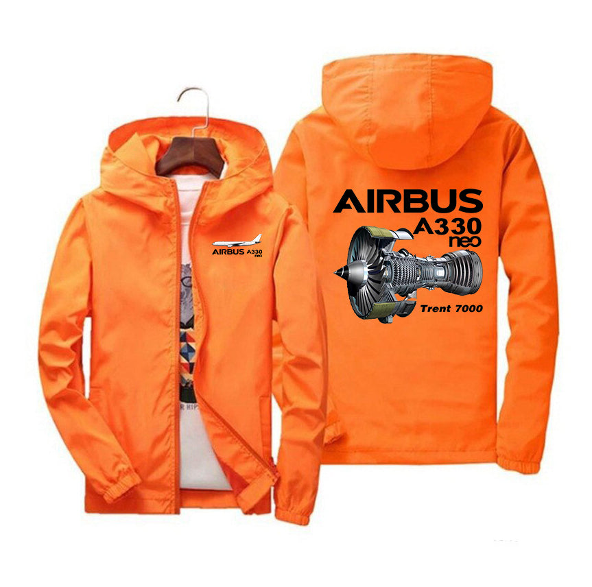 The Airbus A330neo Designed Windbreaker Jackets