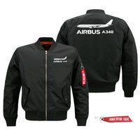 Thumbnail for The Airbus A340 Designed Pilot Jackets (Customizable)