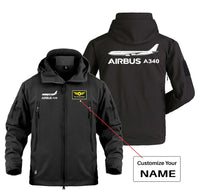 Thumbnail for The Airbus A340 Designed Military Jackets (Customizable)