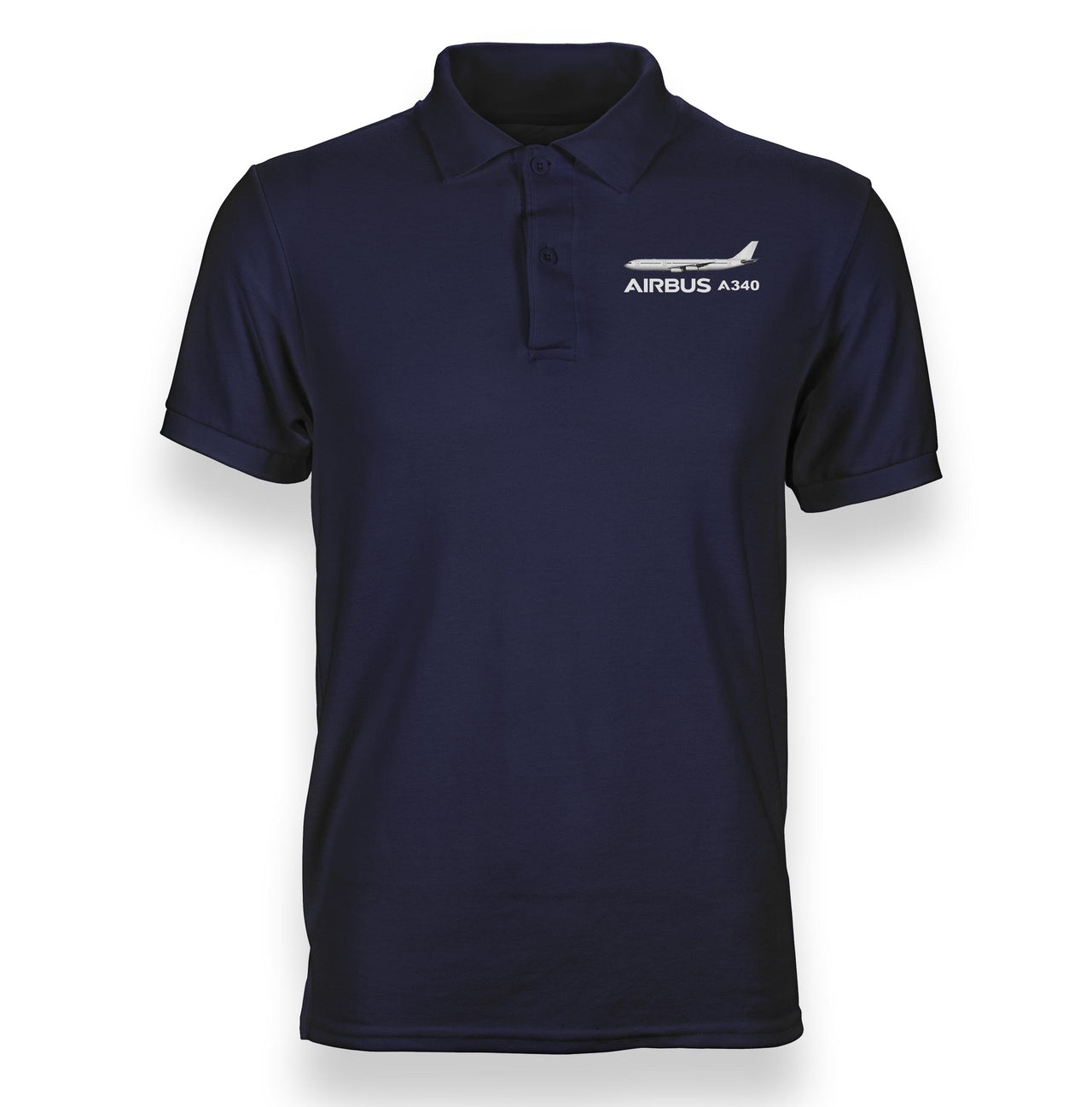 The Airbus A340 Designed Polo T-Shirts