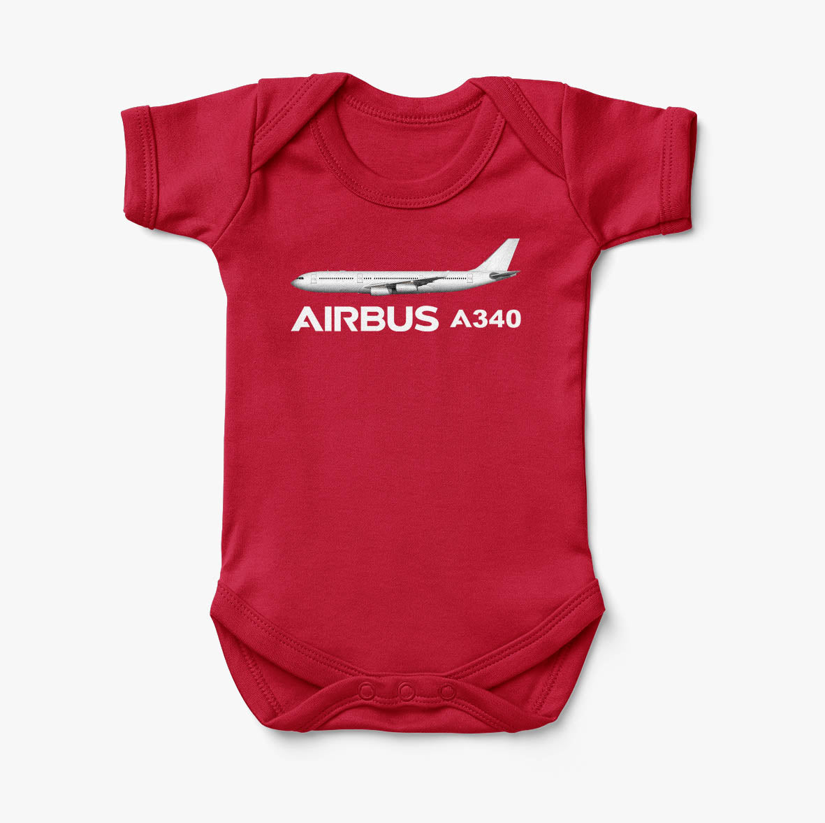 The Airbus A340 Designed Baby Bodysuits