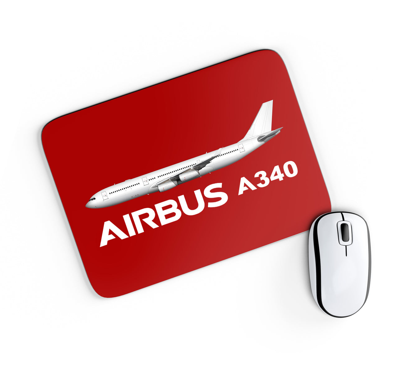 The Airbus A340 Designed Mouse Pads