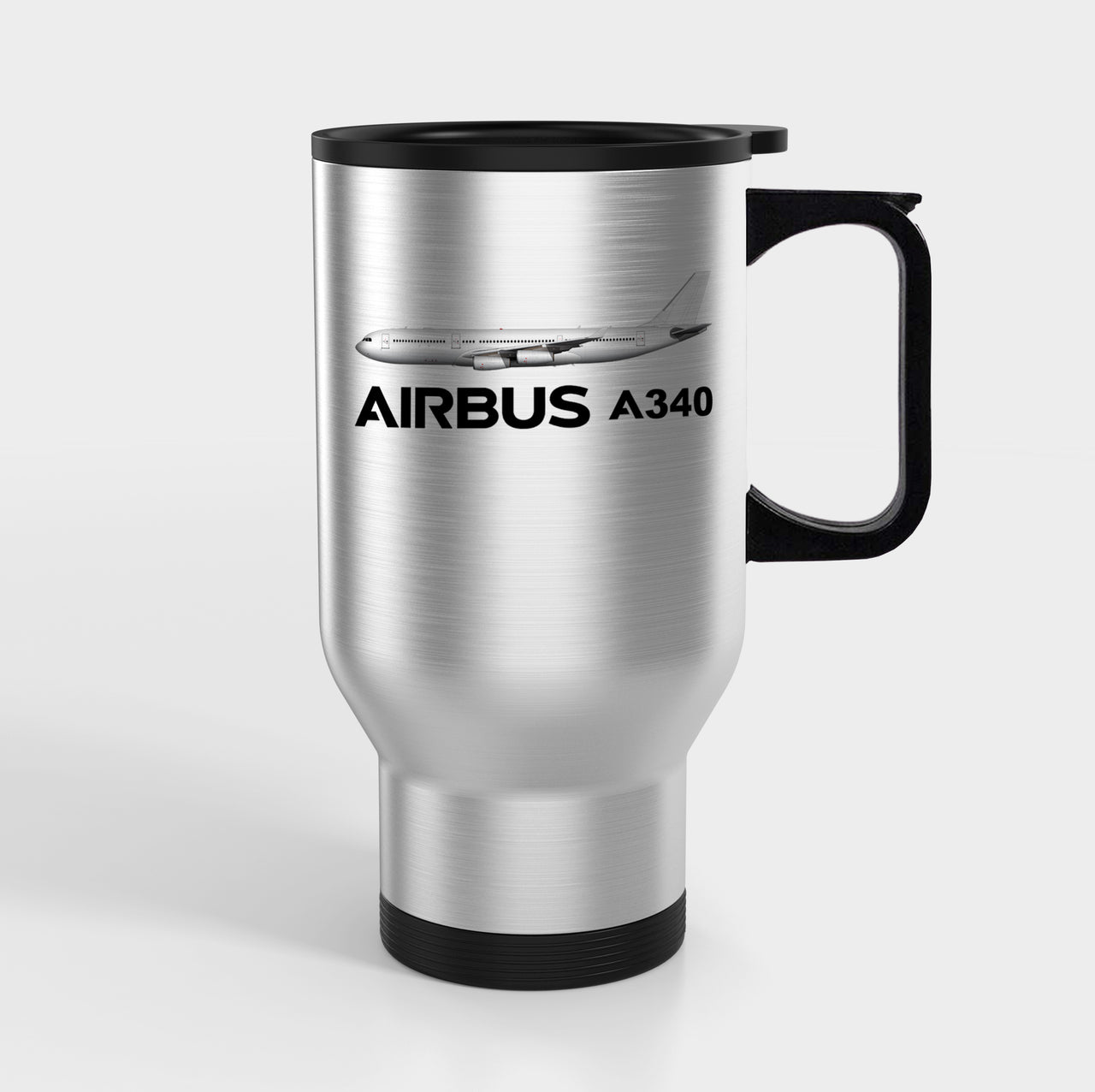 The Airbus A340 Designed Travel Mugs (With Holder)