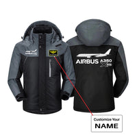 Thumbnail for The Airbus A350 WXB Designed Thick Winter Jackets