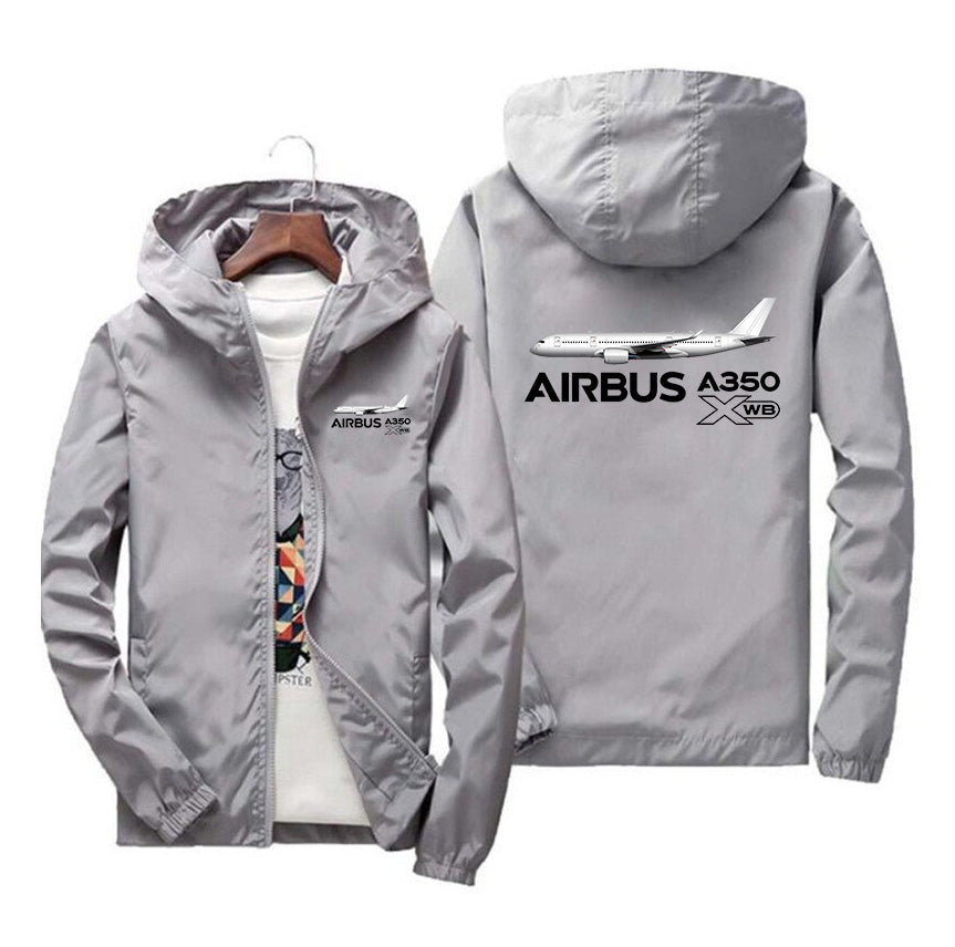 The Airbus A350 WXB Designed Windbreaker Jackets