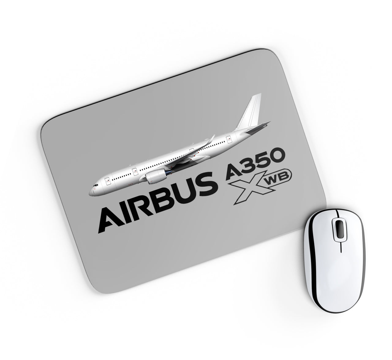 The Airbus A350 WXB Designed Mouse Pads