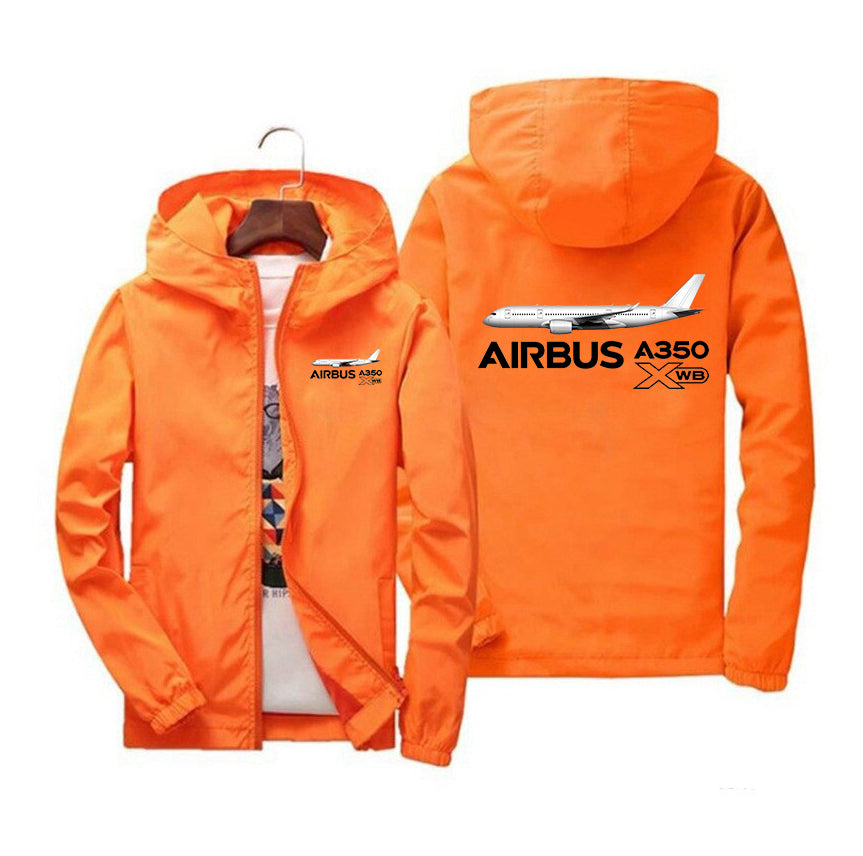 The Airbus A350 WXB Designed Windbreaker Jackets