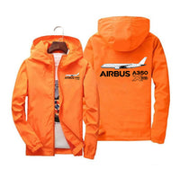 Thumbnail for The Airbus A350 WXB Designed Windbreaker Jackets