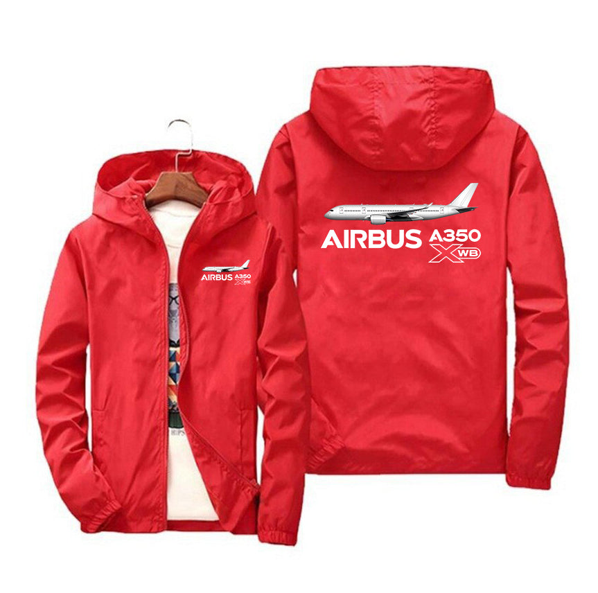 The Airbus A350 WXB Designed Windbreaker Jackets