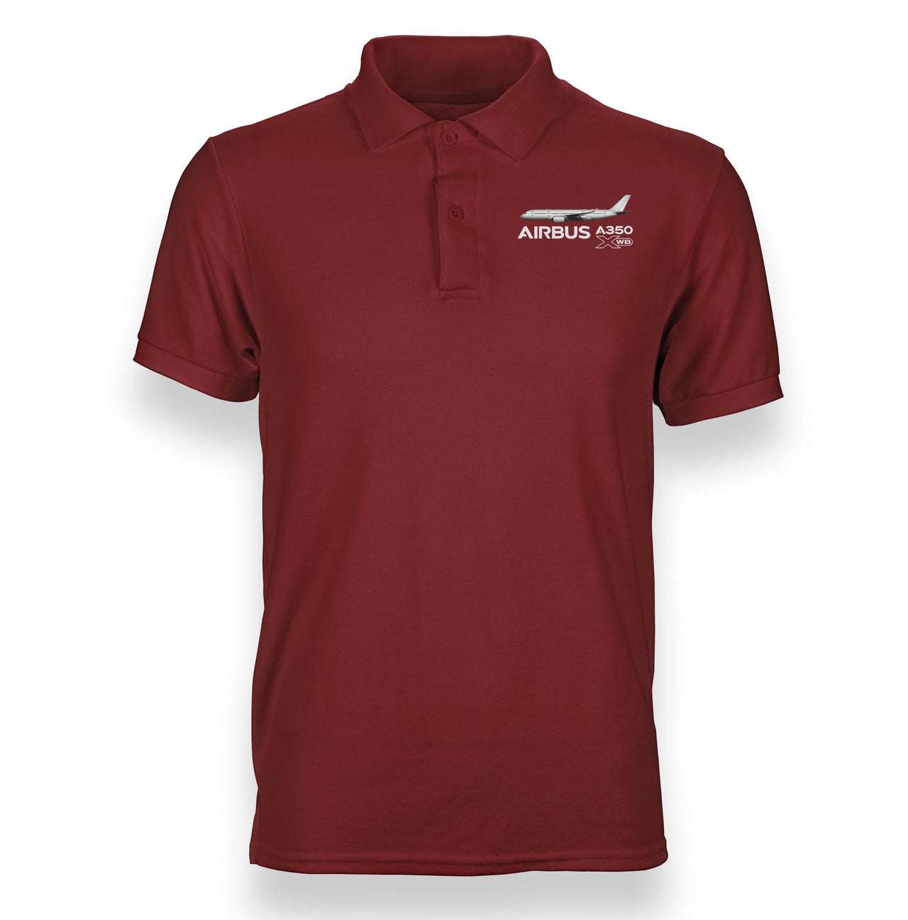 The Airbus A350 XWB Designed Polo T-Shirts