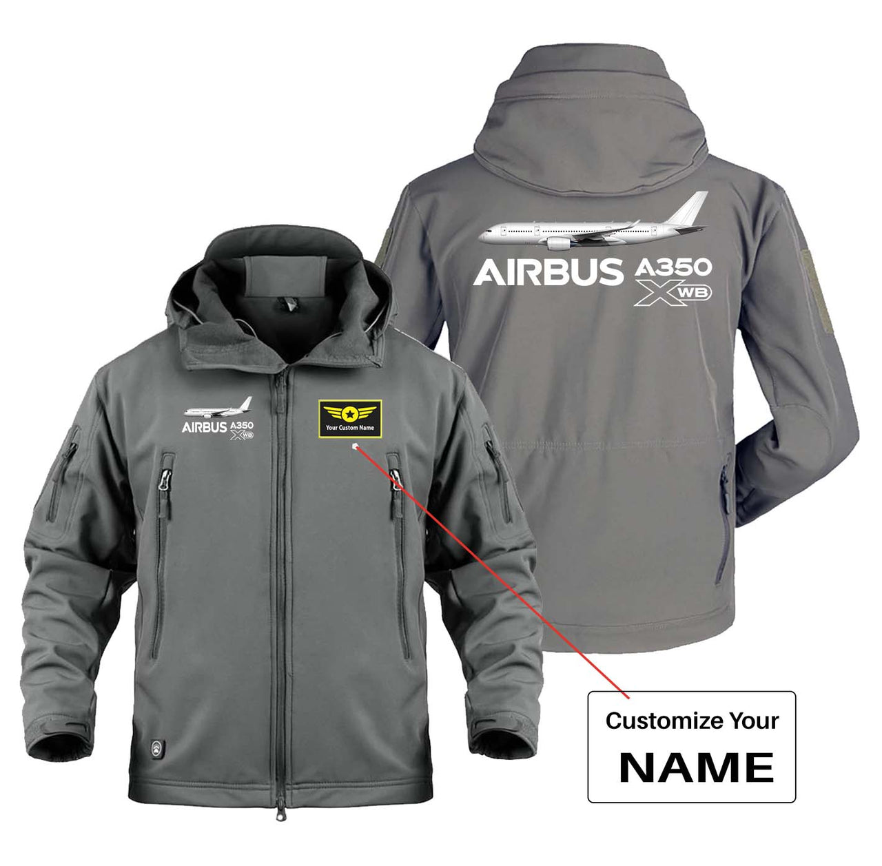 The Airbus A350 XWB Designed Military Jackets (Customizable)