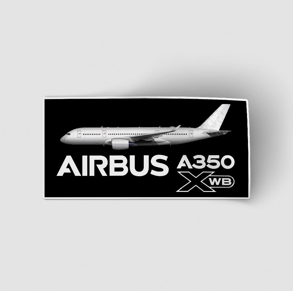 The Airbus A350XWB Designed Stickers