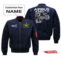 Thumbnail for Airbus A350 & Trent WXB Engine Designed Pilot Jackets (Customizable)
