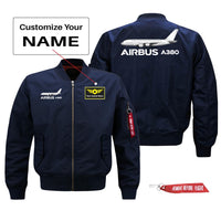 Thumbnail for The Airbus A380 Designed Pilot Jackets (Customizable)