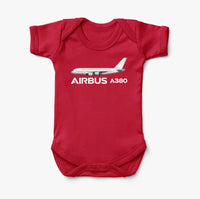 Thumbnail for The Airbus A380 Designed Baby Bodysuits