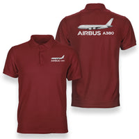 Thumbnail for The Airbus A380 Designed Double Side Polo T-Shirts