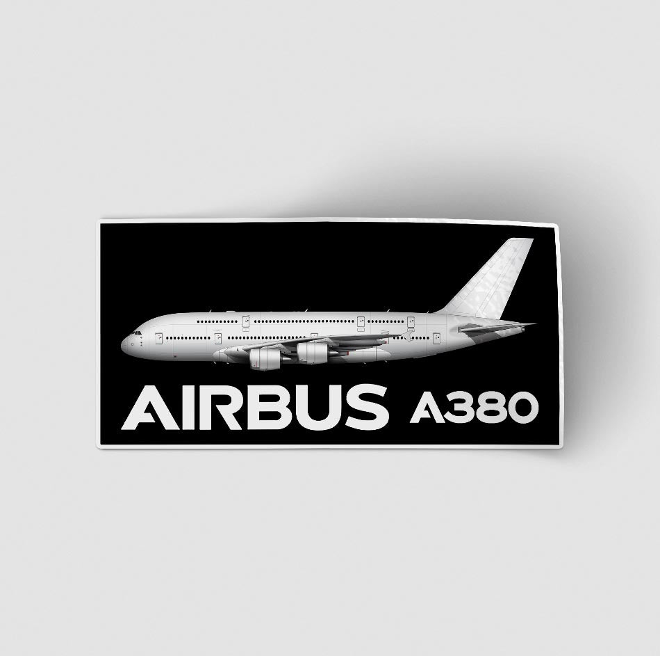The Airbus A380 Designed Stickers