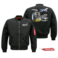 Thumbnail for Airbus A380 & GP7000 Engine Designed Pilot Jackets (Customizable)