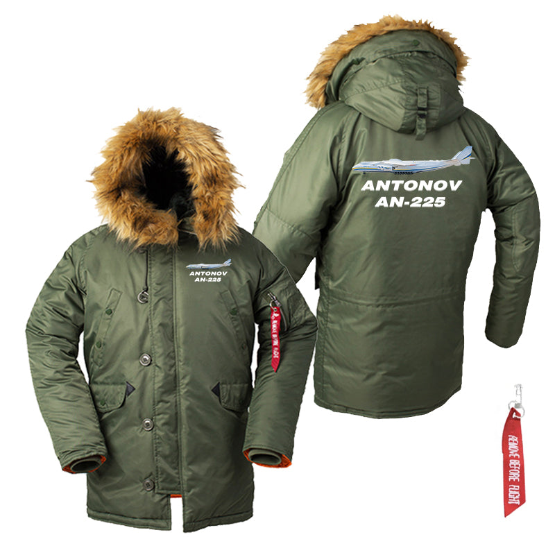 The Antonov AN-225 Designed Parka Bomber Jackets
