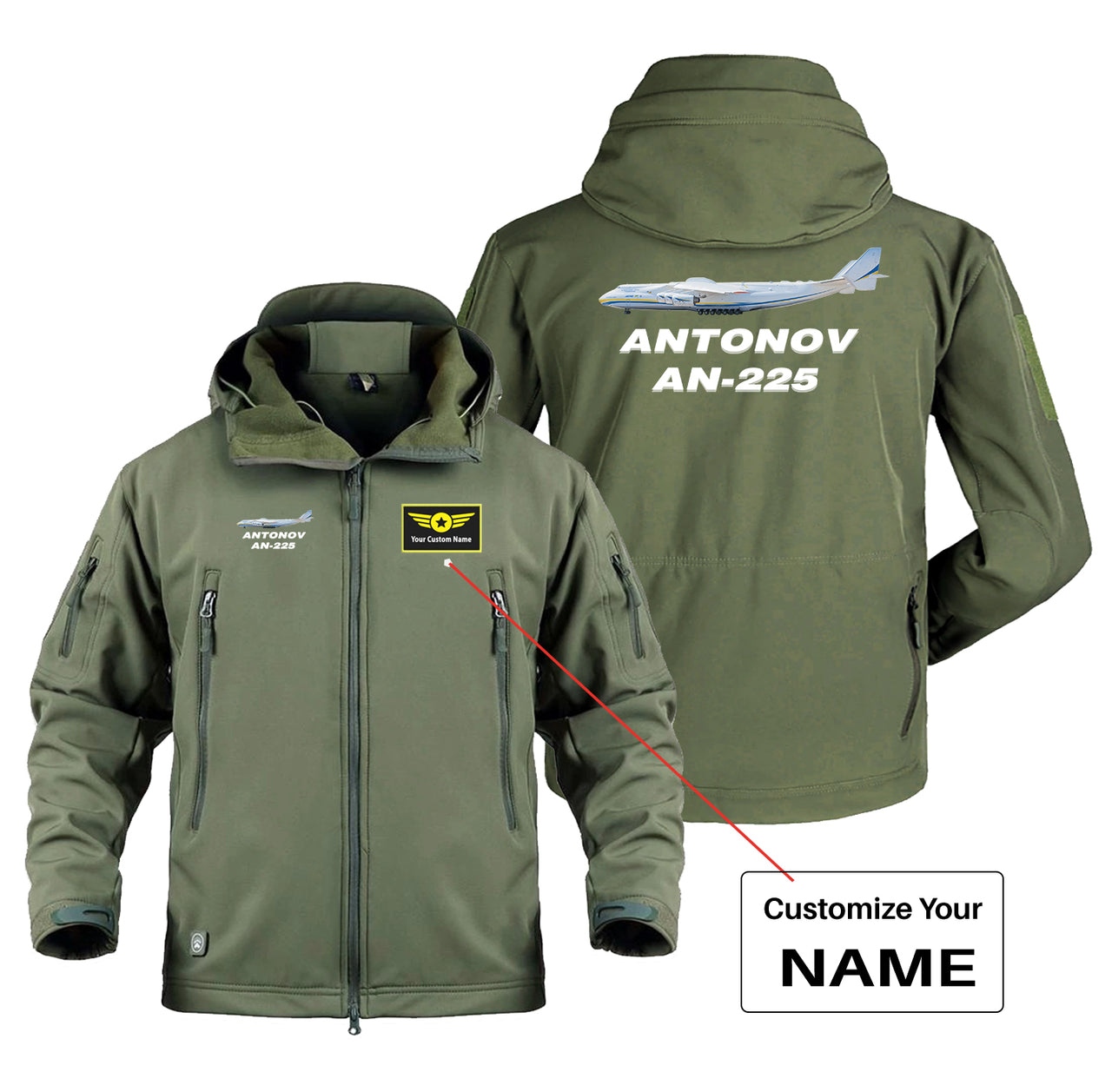 The Antonov AN-225 Designed Military Jackets (Customizable)