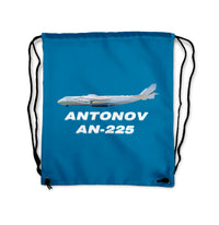 Thumbnail for The Antonov AN-225 Designed Drawstring Bags