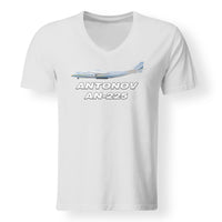 Thumbnail for The Antonov AN-225 Designed V-Neck T-Shirts
