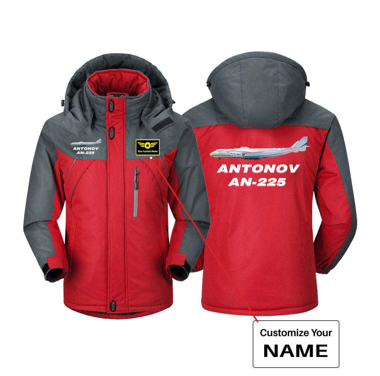 The Antonov AN-225 Designed Thick Winter Jackets