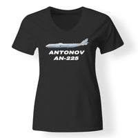 Thumbnail for The Antonov AN-225 Designed V-Neck T-Shirts