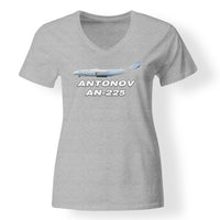 Thumbnail for The Antonov AN-225 Designed V-Neck T-Shirts