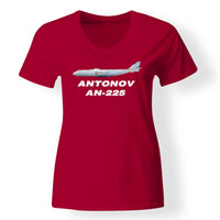 Thumbnail for The Antonov AN-225 Designed V-Neck T-Shirts
