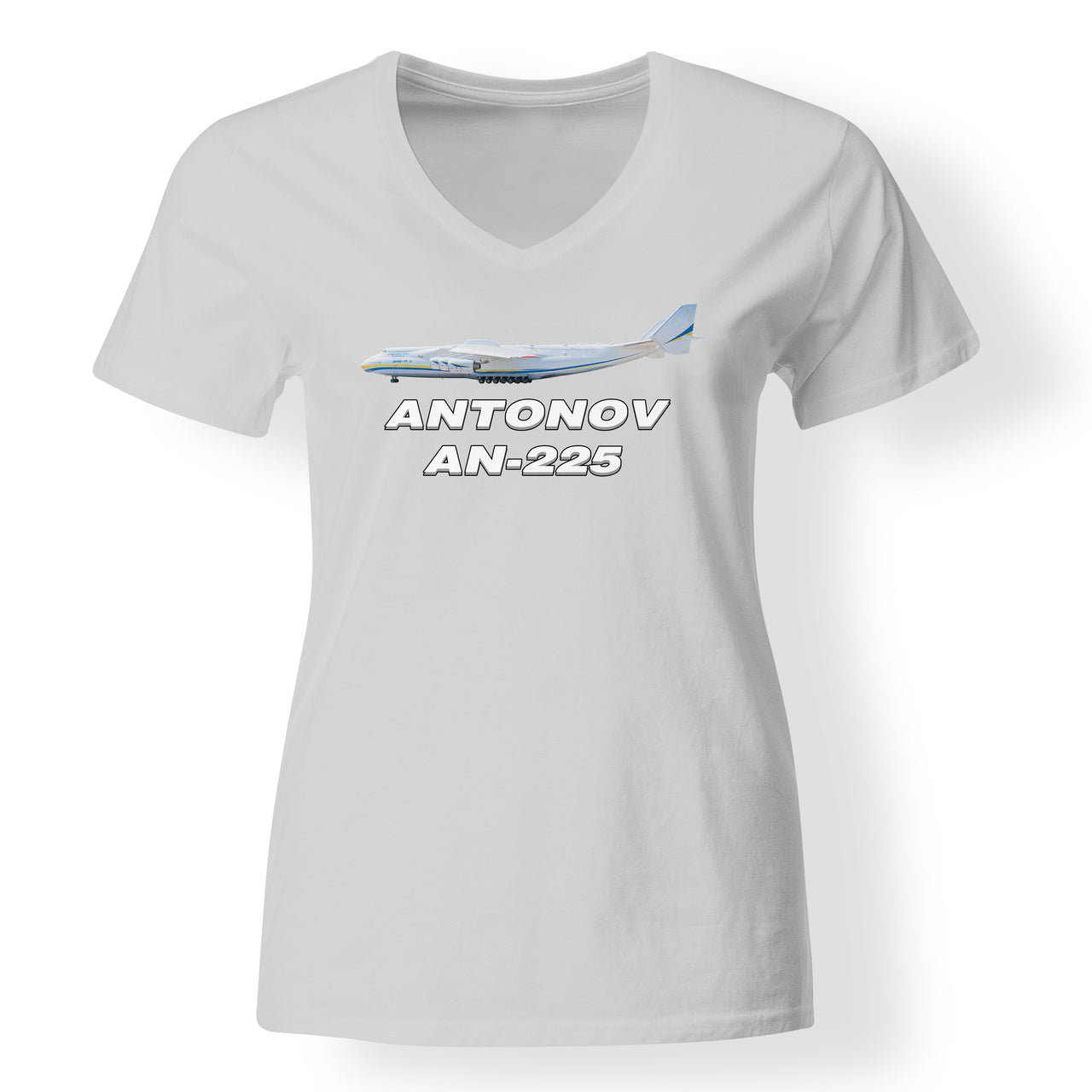 The Antonov AN-225 Designed V-Neck T-Shirts