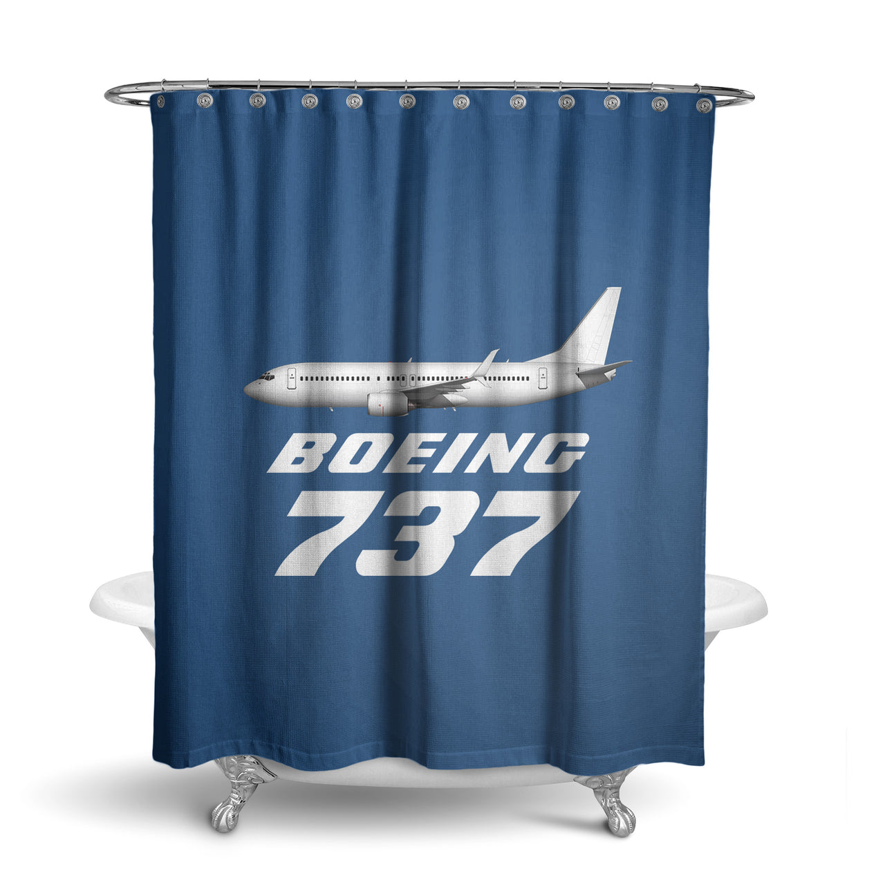 The Boeing 737 Designed Shower Curtains