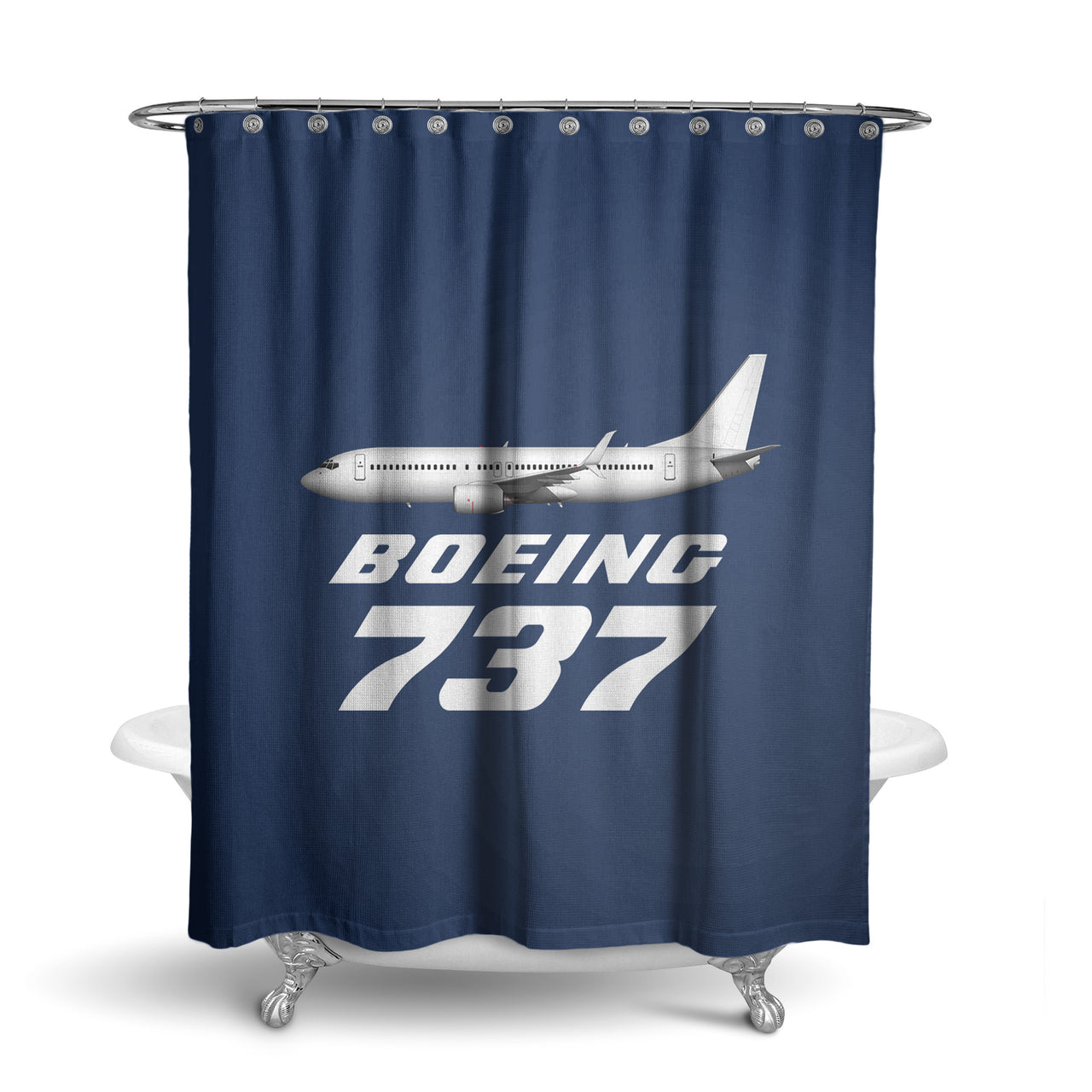 The Boeing 737 Designed Shower Curtains
