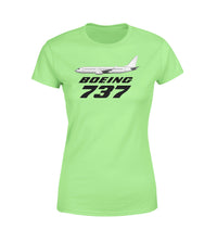 Thumbnail for The Boeing 737 Designed Women T-Shirts