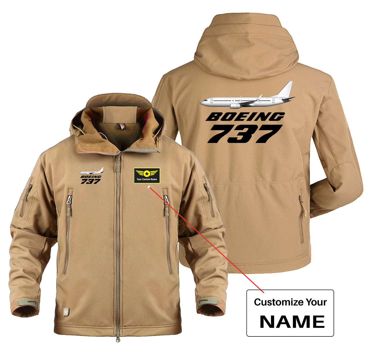 The Boeing 737 Designed Military Jackets (Customizable)