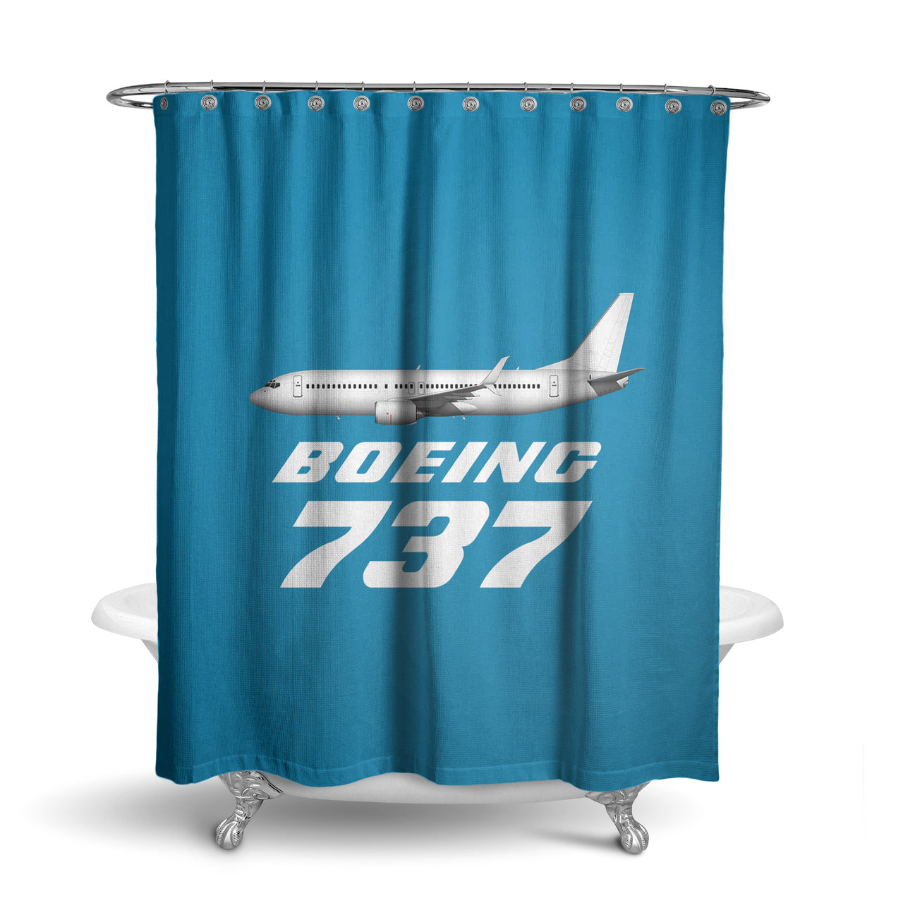 The Boeing 737 Designed Shower Curtains