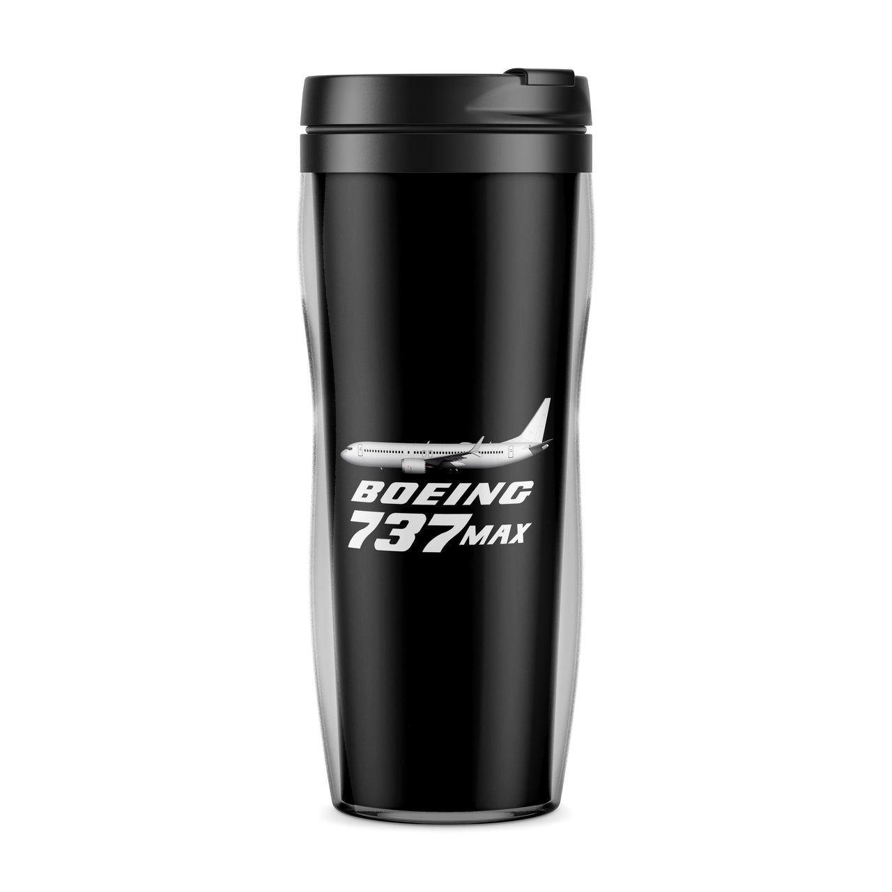The Boeing 737Max Designed Plastic Travel Mugs