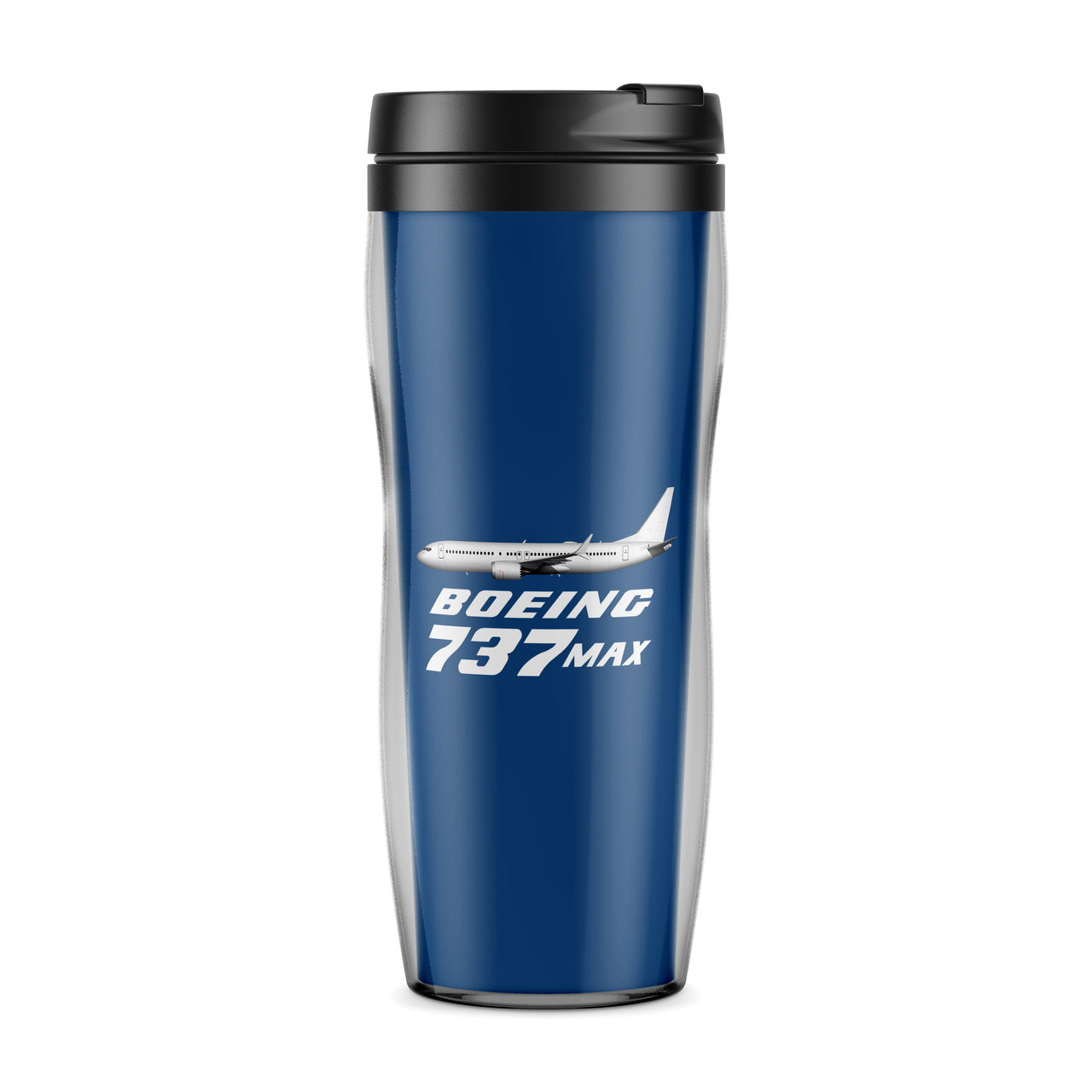 The Boeing 737Max Designed Plastic Travel Mugs