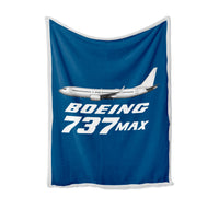 Thumbnail for The Boeing 737Max Designed Bed Blankets & Covers
