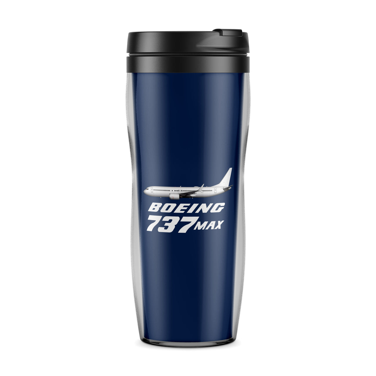 The Boeing 737Max Designed Plastic Travel Mugs