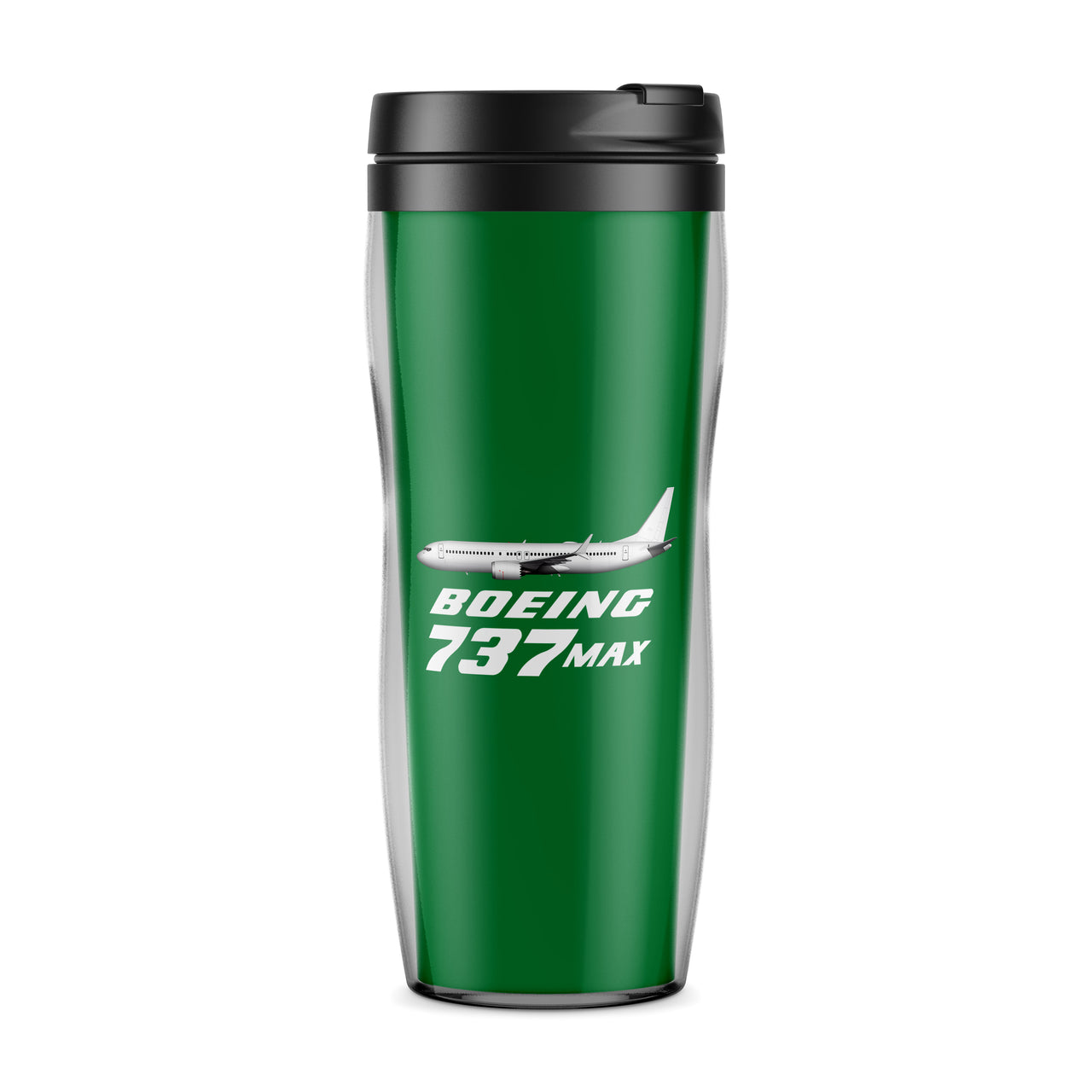 The Boeing 737Max Designed Plastic Travel Mugs
