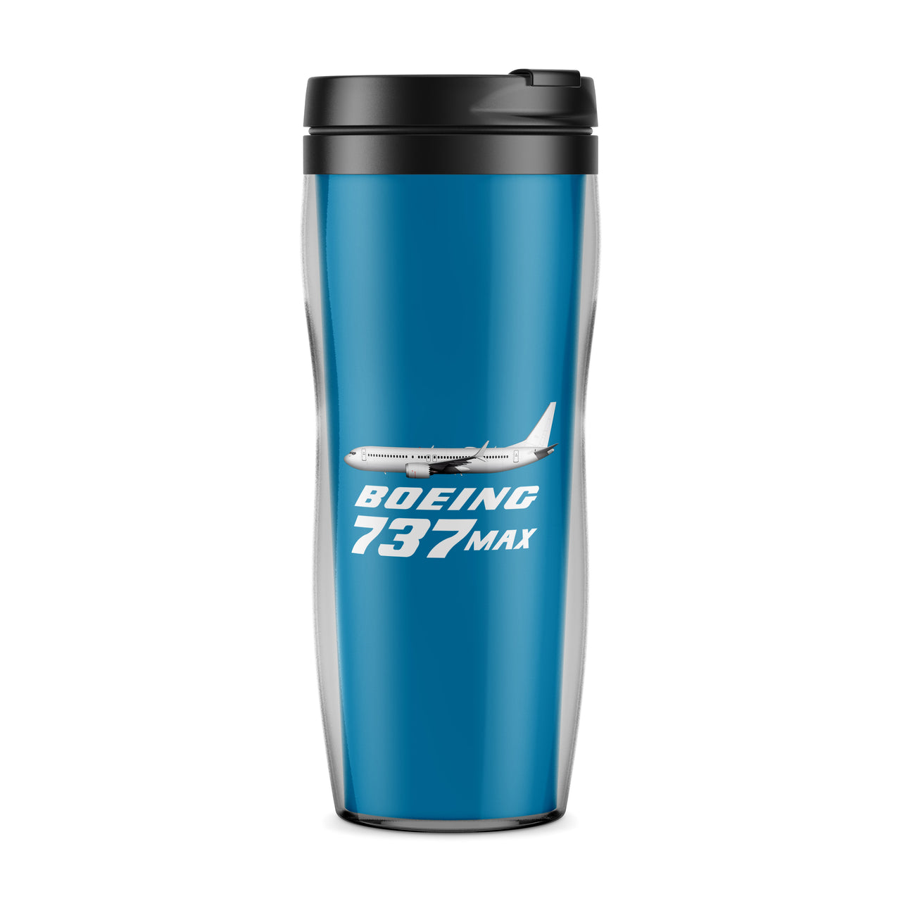 The Boeing 737Max Designed Plastic Travel Mugs