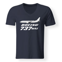 Thumbnail for The Boeing 737Max Designed V-Neck T-Shirts