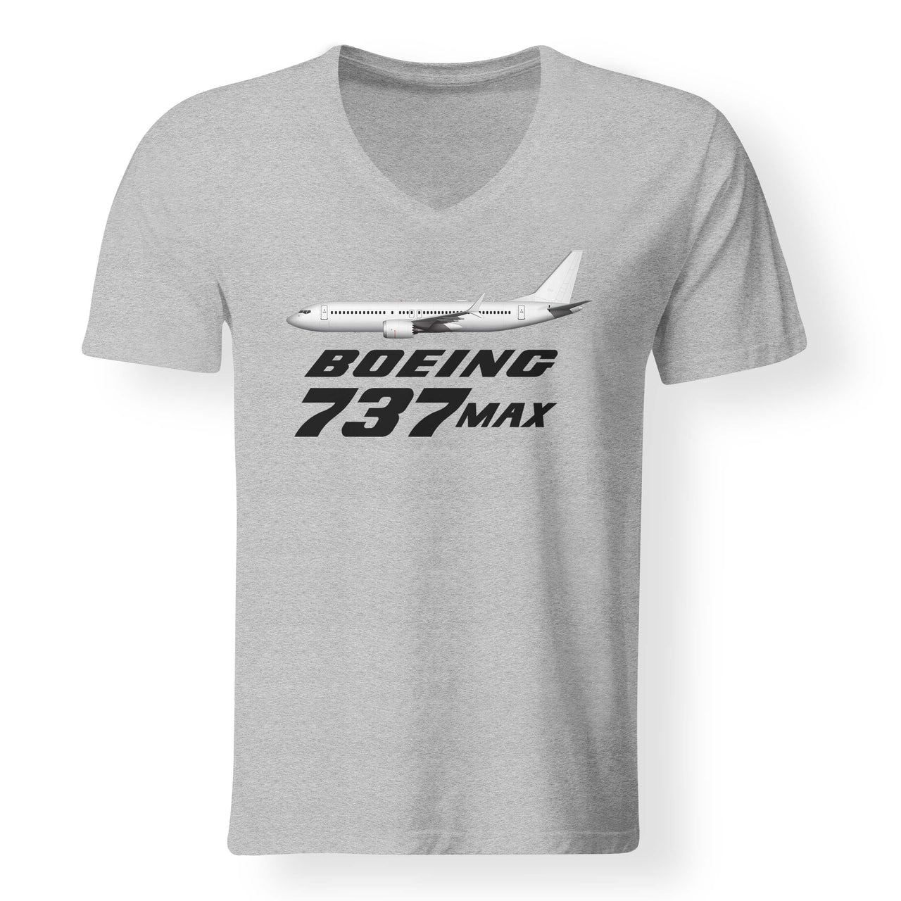 The Boeing 737Max Designed V-Neck T-Shirts